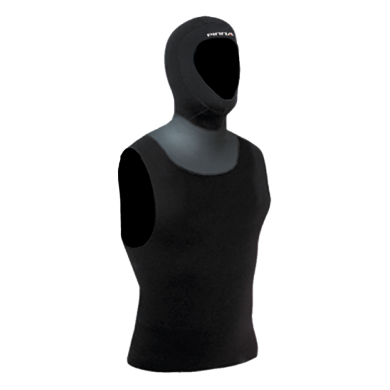 Merino Hooded vest 3/7mm Merino Lined Women