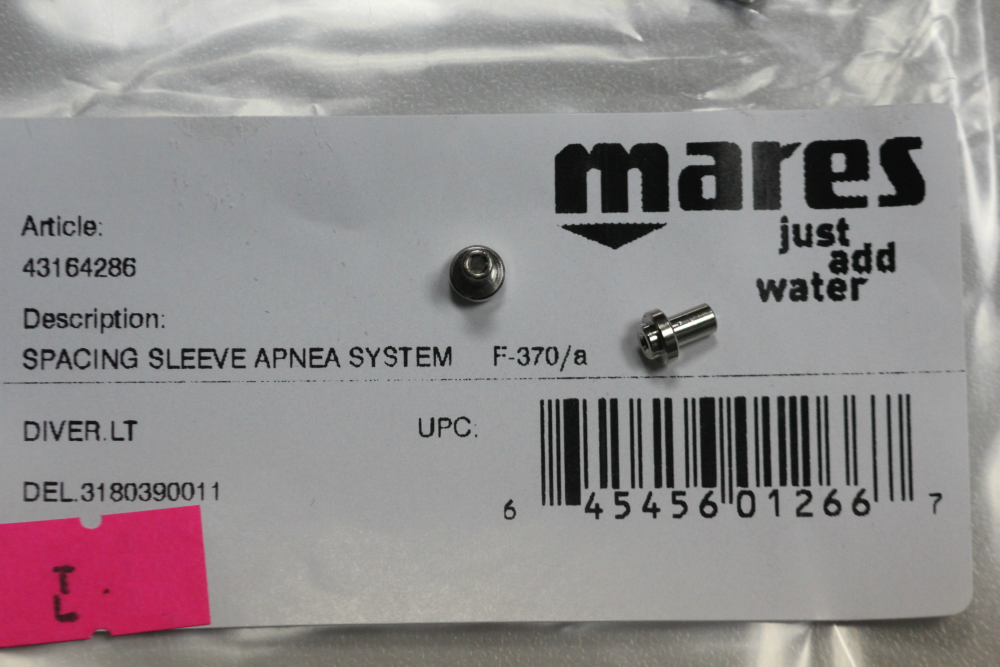 Mares spacing sleeve apnea system