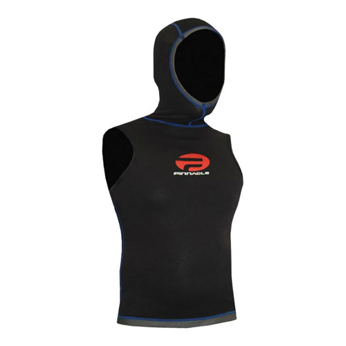 PINNACLE 1.5mm Shadow Hooded Dive Vest Men