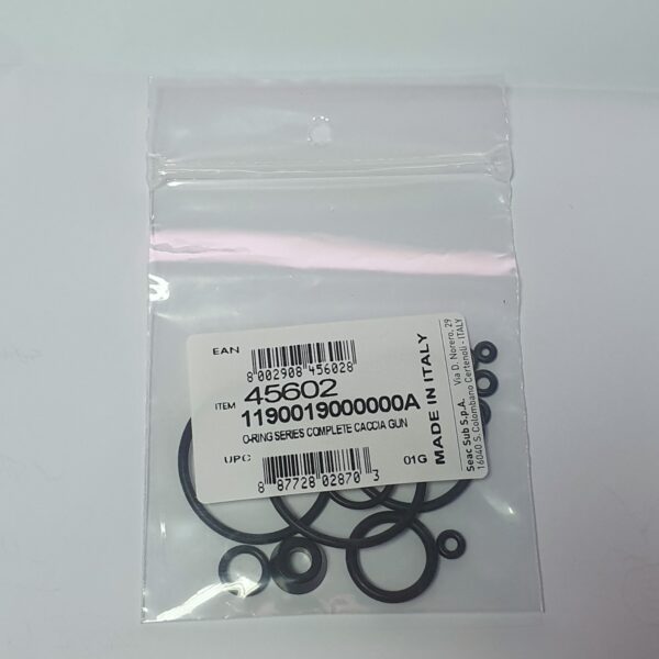 Seac sub CACCIA pneumatic gun service o-ring kit