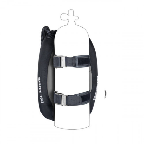 Mares Silver Knight Single Backmount Set