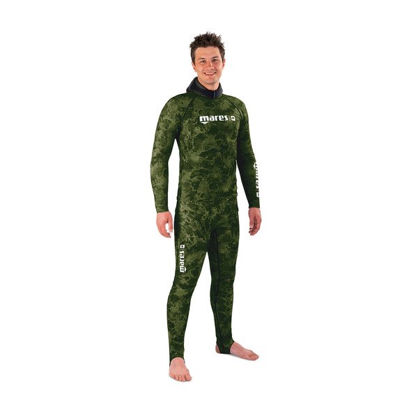 Mares Rash Guard Camo GREEN SET