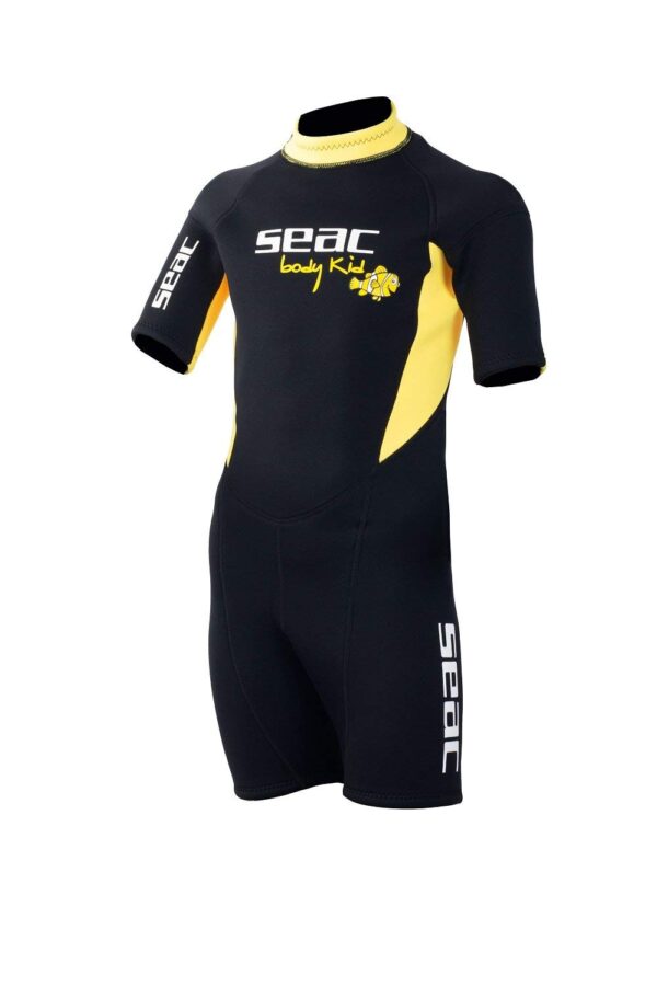 SEAC Kid's Body-Fit 3mm Neoprene Shorty Wetsuit