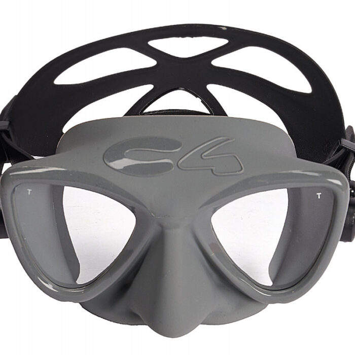 C4 Plasma grey mask 4diving C4 Plasma XL Mask Grey
