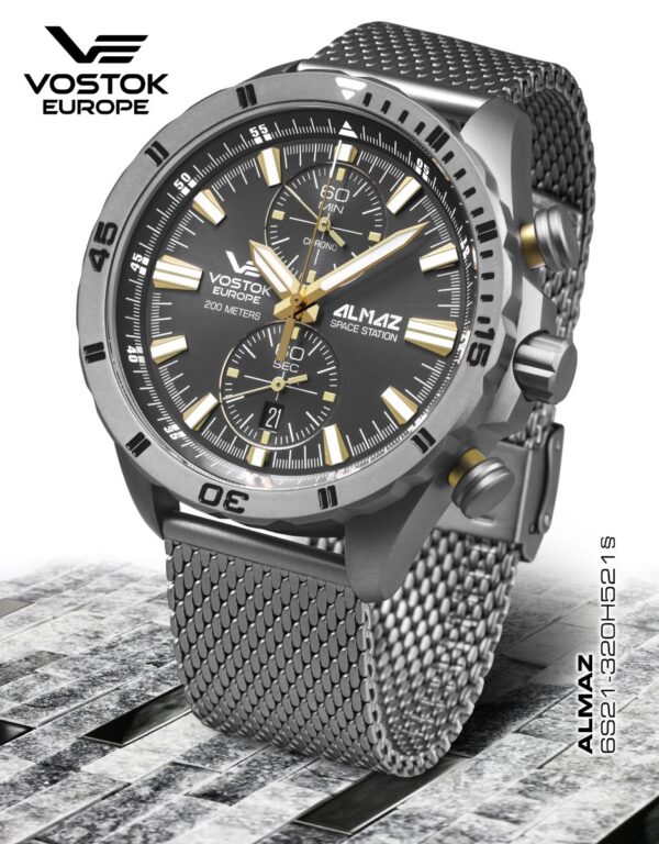 Vostok Europe ALMAZ 6S11-320H521Br
