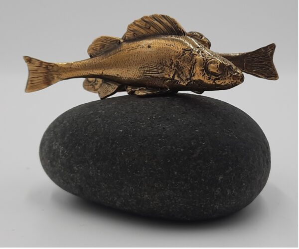 e_eriai_1-1.jpg Handmade Bronze Perch Sculpture on natural stone