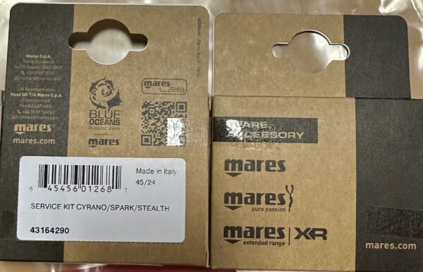 Комплект для обслуживания Mares Cyrano Mares Service o-rings Kit for Cyrano Sparks Stealth