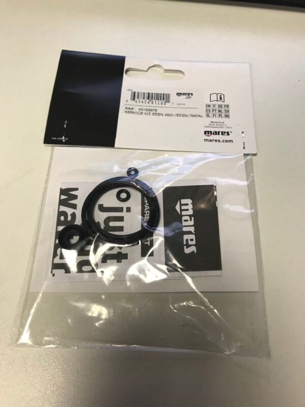 Mares pneumatic speargun Sten/jet Service O-RING kit