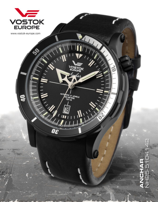 nh25-5104142-anchar-with-leather-strap-with-background-3.jpg VOSTOK EUROPE ANCHAR AUTOMATIC NH35A-5104142