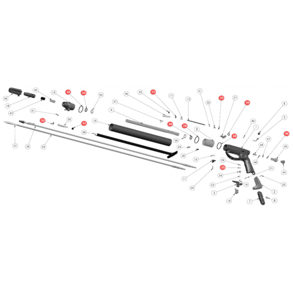 spare-parts-for-speargun-mares-cyrano.png Mares Outer barrel for Cyrano