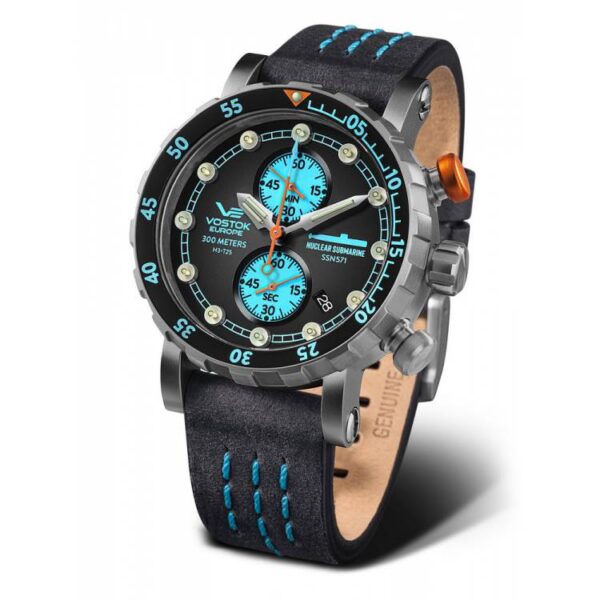 VOSTOK EUROPE SSN571 NUCLEAR SUBMARINE CHRONO VK61-571H614