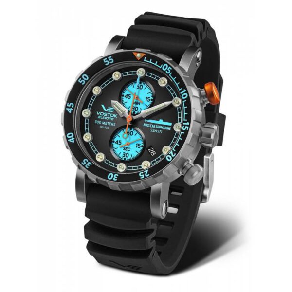 VOSTOK EUROPE SSN571 NUCLEAR SUBMARINE CHRONO VK61-571H614