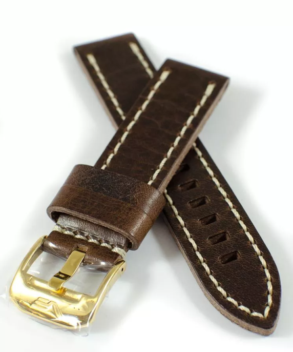 Vostok Europe ALMAZ Watch Strap Brown/Leather