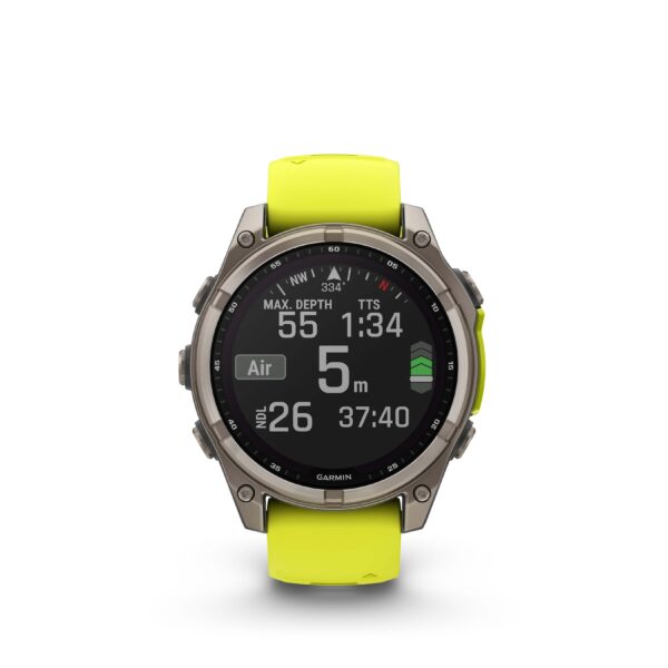 Garmin fenix 8 – 47 mm, Solar, Sapphire