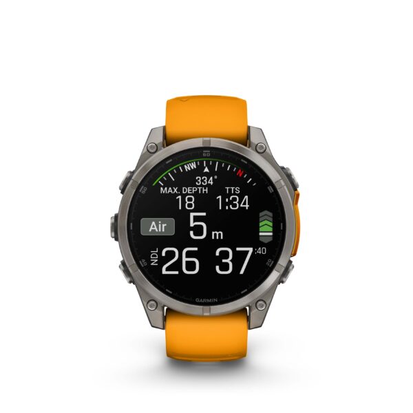 Fenix8_47_HR_Titanium_Graphite_Front_0003_fenix8_dive_metric Garmin fenix 8 – 47 mm, AMOLED