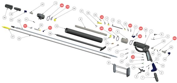 Mares shock absorber rubber