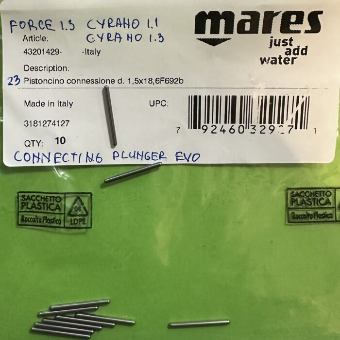 соединительный плунжер mares evo 43201429 Mares connecting plunger evo