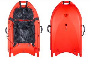 Rob Allen Banks Board showing mounted dive flag and vent plug