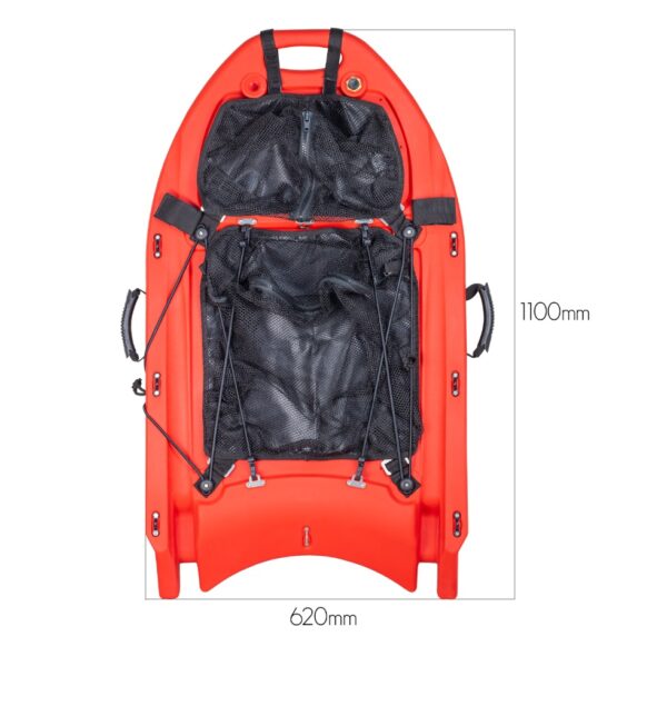 Rob Allen Banks Board top view with mesh and tie-down system