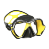 Mares X vision желтый 4diving MARES Chrome liquidskin X-Vision Yellow mask