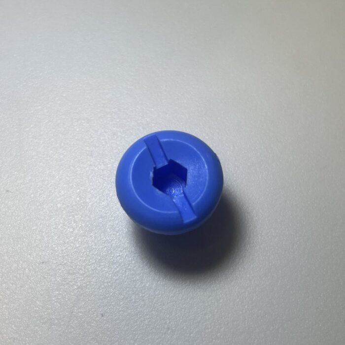 Mares speargun valve cap blue spare part