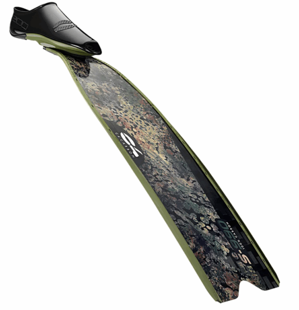 C4 carbon S990 Camu green fins