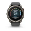 Garmin Fenix 8 Pro treniruotės rodikliai ekrane