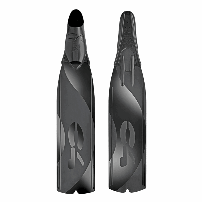 C4 Predator plastic grey fins