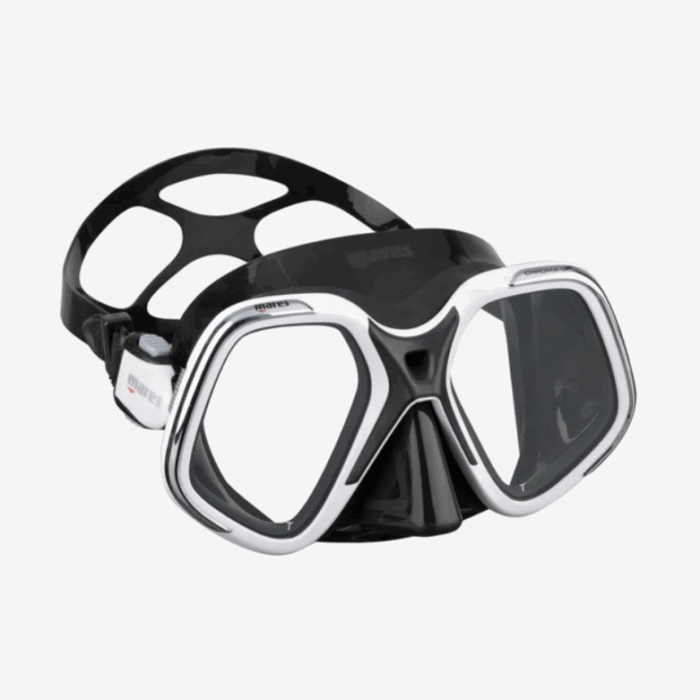 mares mask chroma up 4diving1 Mares Chroma Up Diving Mask Black White – Tempered Glass Scuba Snorkeling