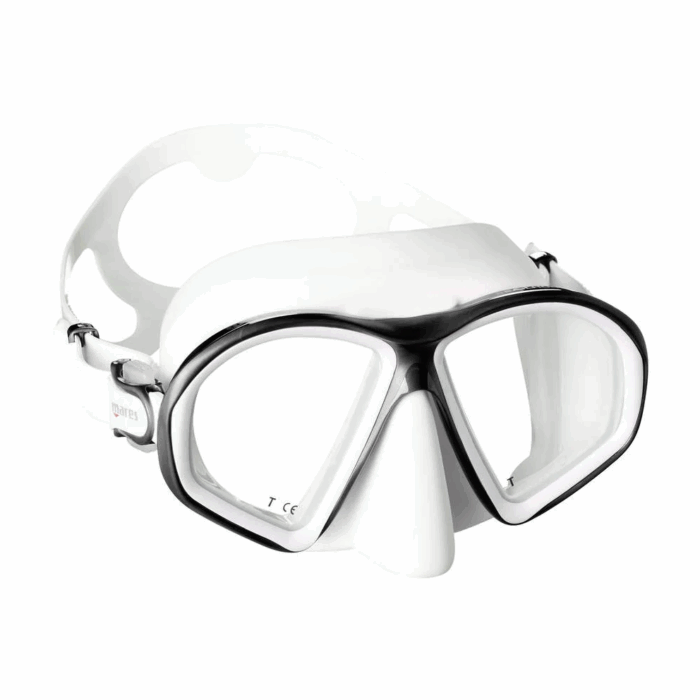 Mares Sealhouette Diving Mask White/black Tempered Glass for Snorkeling Scuba