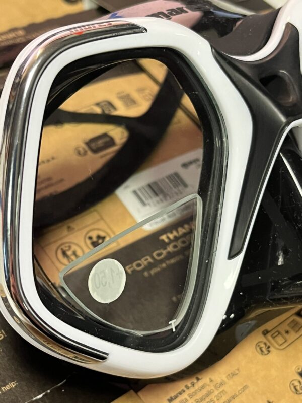 Mares Chroma Up Diving Mask Prescription negative/positive Lenses Set