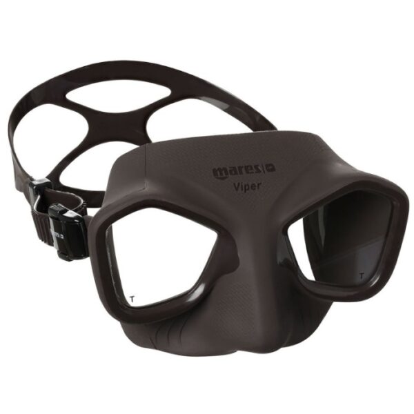 Mares mask viper brown 4diving Mares Viper Spearfishing Mask Brown – Low-Volume Tempered Glass Diving Mask