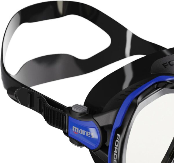 Mares x force mask blue 4diving Mares Force-X Mask for Diving, Spearfishing & Snorkeling – Wide Vision & Durable Fit