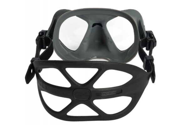 C4 Condor Diving Mask Grey – Scuba, Freediving & Spearfishing