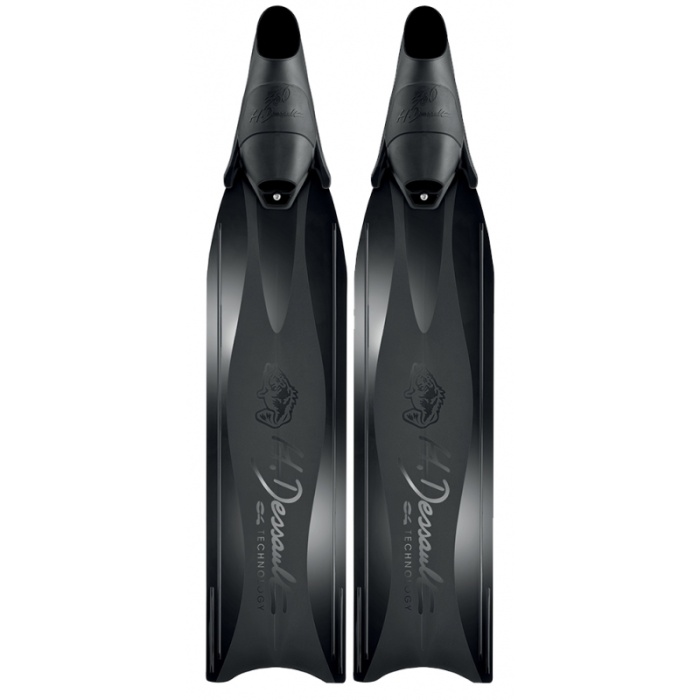 Hdessault fins Maxx black -4diving.com-6 Ласты для подводной охоты H.Dessault Maxx Technopolymer чёрные – H.Dessault Maxx Technopolymer Black Spearfishing Fins